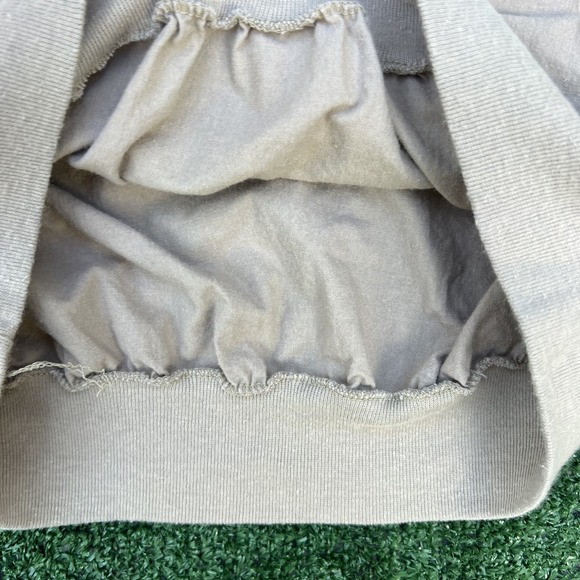 VTG Notre Dame Fighting Irish Sweatshirt Men Large Beige Boxy Football Staff 80s - Picture 6 of 9